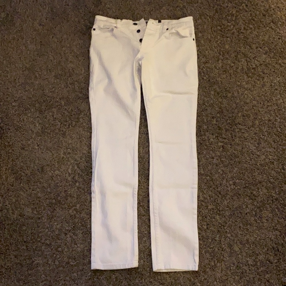 Hot Topic - RUDE White Skinny Jeans